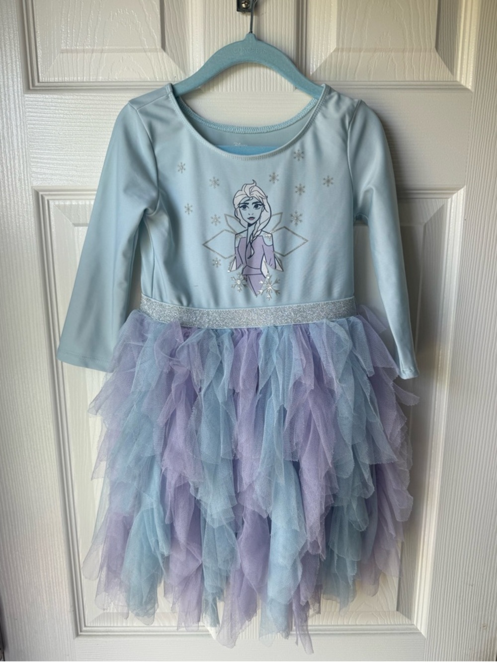 Disney Light Blue & Lavender Elsa Tulle Party Dress
